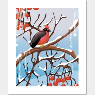 Winter Bird Posters and Art